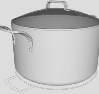 汤锅蒸锅SU模型下载_sketchup草图大师SKP模型