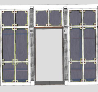 欧式衣柜衣橱SU模型下载_sketchup草图大师SKP模型