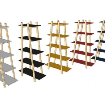 室内花架SU模型下载_sketchup草图大师SKP模型