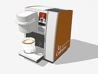 全自动咖啡机SU模型下载_sketchup草图大师SKP模型