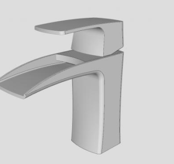 合金水龙头SU模型下载_sketchup草图大师SKP模型