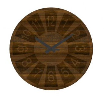 时钟挂钟装饰钟SU模型下载_sketchup草图大师SKP模型