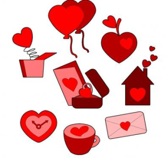 情人节的爱心图标SU模型下载_sketchup草图大师SKP模型
