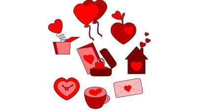 情人节的爱心图标SU模型下载_sketchup草图大师SKP模型