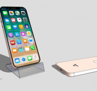 iPhone SE2苹果手机SU模型下载_sketchup草图大师SKP模型