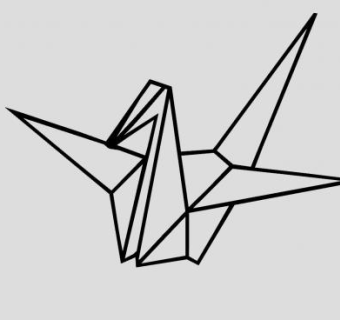 几何千纸鹤折纸鹤SU模型下载_sketchup草图大师SKP模型