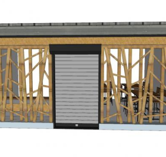 竹屋咖啡馆咖啡厅SU模型下载_sketchup草图大师SKP模型