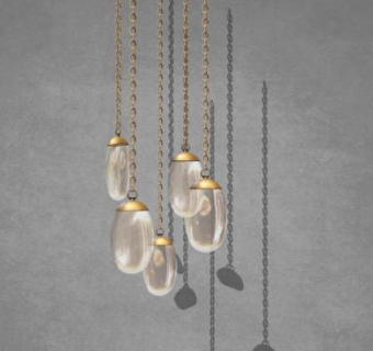 小吊灯灯具SU模型下载_sketchup草图大师SKP模型