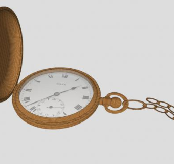 古董怀表SU模型下载_sketchup草图大师SKP模型