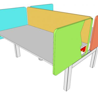 儿童桌子SU模型下载_sketchup草图大师SKP模型