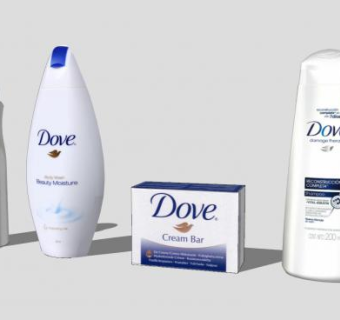 洗发水沐浴露香皂SU模型下载_sketchup草图大师SKP模型