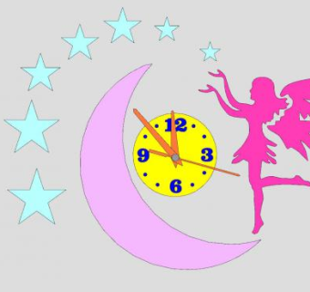 儿童时钟SU模型下载_sketchup草图大师SKP模型