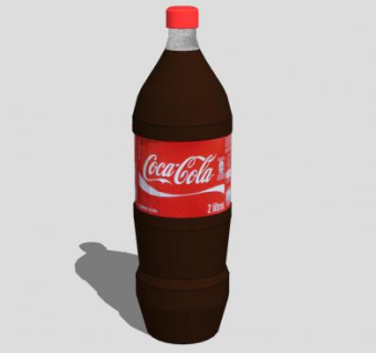 大瓶装可乐SU模型下载_sketchup草图大师SKP模型