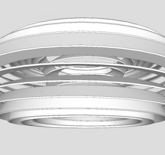 螺旋灯灯具SU模型下载_sketchup草图大师SKP模型