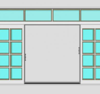 日式移门SU模型下载_sketchup草图大师SKP模型