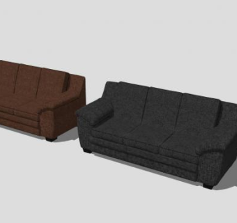办公沙发家具SU模型下载_sketchup草图大师SKP模型