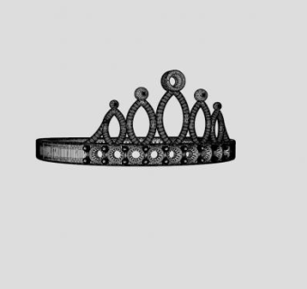 皇冠戒指SU模型下载_sketchup草图大师SKP模型