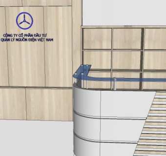 公司办公室室内空间设计SU模型下载_sketchup草图大师SKP模型