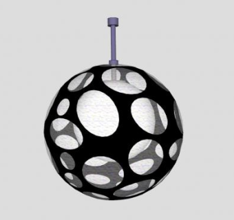 舞厅专用旋转球灯SU模型下载_sketchup草图大师SKP模型