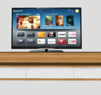 电视机和电视柜SU模型下载_sketchup草图大师SKP模型