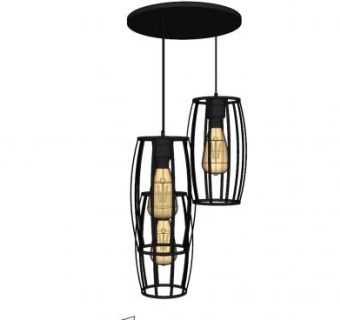 工业风吊灯灯具sketchup模型下载_sketchup草图大师SKP模型