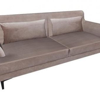 现代简约小沙发SU模型下载_sketchup草图大师SKP模型