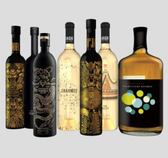 洋酒瓶小集合SU模型下载_sketchup草图大师SKP模型