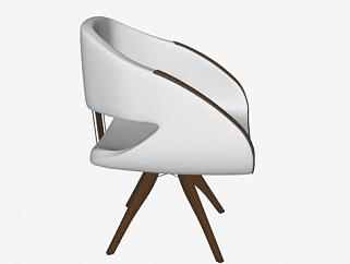简单的木椅子家具SU模型下载_sketchup草图大师SKP模型