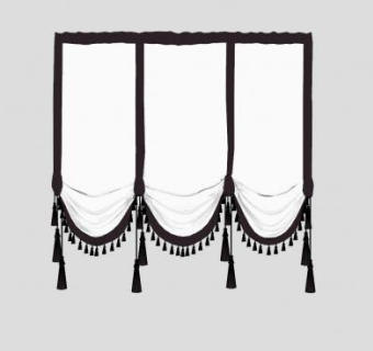 罗马帘窗帘sketchup模型下载_sketchup草图大师SKP模型