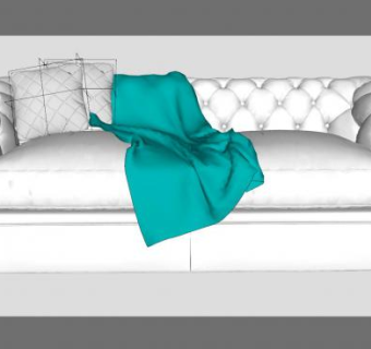 欧式软包沙发家具SU模型下载_sketchup草图大师SKP模型