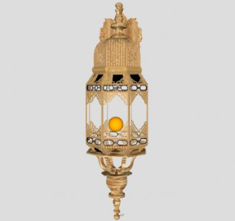 欧式豪华壁灯SU模型下载_sketchup草图大师SKP模型