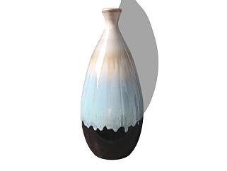 陶瓷花瓶装饰摆件品SU模型下载_sketchup草图大师SKP模型