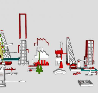 儿童玩具SU模型下载_sketchup草图大师SKP模型