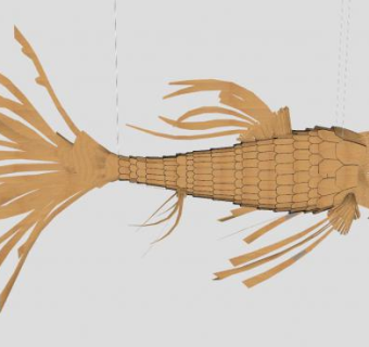 木鱼工艺品装饰SU模型下载_sketchup草图大师SKP模型