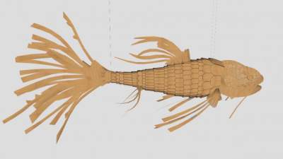 木鱼工艺品装饰SU模型下载_sketchup草图大师SKP模型