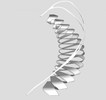 特色室内旋转梯旋转楼梯下载_sketchup草图大师SKP模型