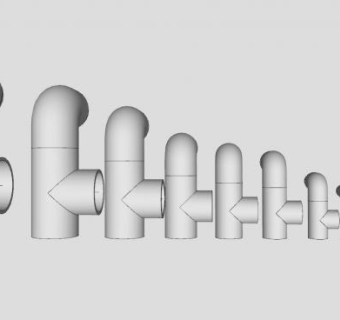 抽烟机管道SU模型下载_sketchup草图大师SKP模型