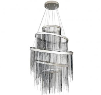 家庭装饰吊灯SU模型下载_sketchup草图大师SKP模型