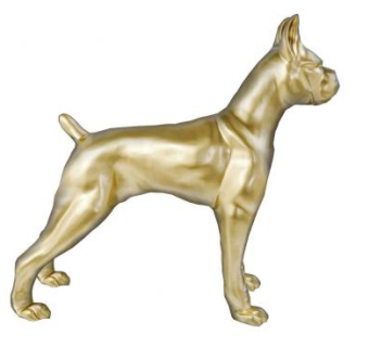 小狗工艺品陈设SU模型下载_sketchup草图大师SKP模型