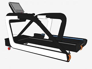 健身器材跑步机sketchup模型下载_sketchup草图大师SKP模型