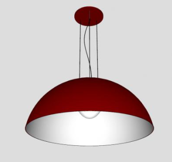 简约装饰小吊灯SU模型下载_sketchup草图大师SKP模型
