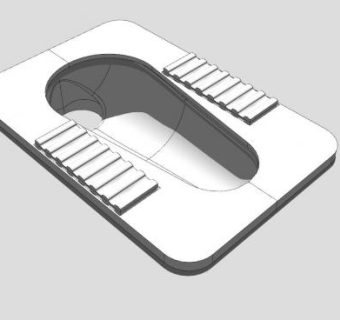 家用公共蹲厕SU模型下载_sketchup草图大师SKP模型