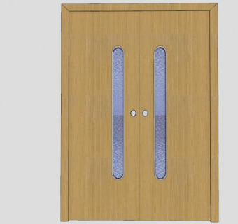 安全通道门紧急疏散门SU模型下载_sketchup草图大师SKP模型