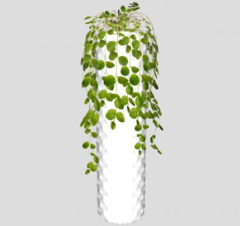 大型室内花瓶盆景盆栽SU模型下载_sketchup草图大师SKP模型