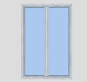 落地窗SU模型下载_sketchup草图大师SKP模型