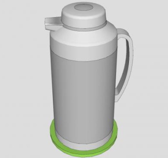 保温壶水壶SU模型下载_sketchup草图大师SKP模型