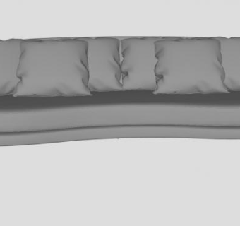 现代布艺沙发SU模型下载_sketchup草图大师SKP模型