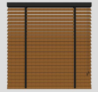 木制百叶窗SU模型下载_sketchup草图大师SKP模型