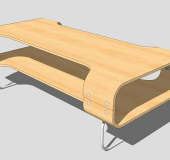 宜家茶几桌子SU模型下载_sketchup草图大师SKP模型