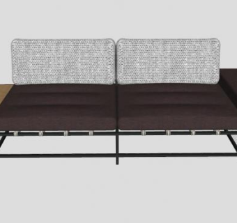 现代简易沙发家具SU模型下载_sketchup草图大师SKP模型